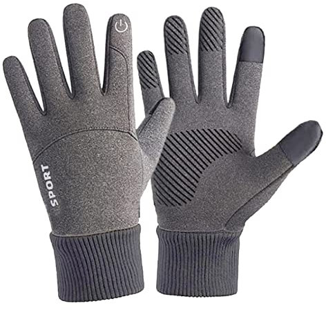 rutschfeste Herrenhandschuhe für Frauen mit Schnalle Plus und samt Handschuh Winterhandschuh Handschuhe Damen Mit Fell
