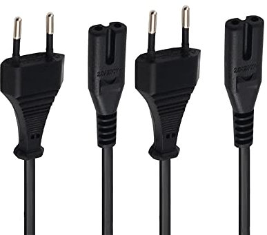 CHILDMORY 2Pcs Câble de Charge pour Cordon d'alimentation Secteur 2 M Compatible pour PS5 PS4 PS3 PS2 Xbox One S/X et Canon PIXMA MG imprimante série