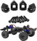 Runup Stoßdämpfer aus Metall, vorne und hinten, für TRX4M Bronco Defender 1/18 RC Crawler Autoteile, 4 Stück