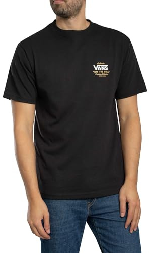 Vans Herren T-Shirt Mit Halter-Rückengrafik, Black