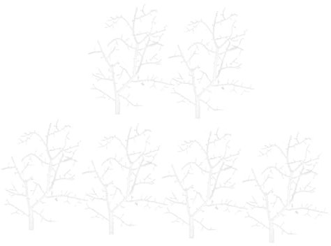 Zerodeko 6stücke Kunstgeweihzweige Dekorative Geweihzweige Kunstzweige Für Vasenfüllung DIY-geweih Stirnbänder Geschenke Für Halloween Und Weihnachten