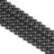 Naturstein Perlen Edelstein Perlen,45 stück 8mm Naturstein Schwarzes Obsidian Edelsteinperlen Polierte Runde Edelsteine Zum Auffädeln Edelsteine Steinperlen für Armbänder Ketten DIY Schmuck Basteln
