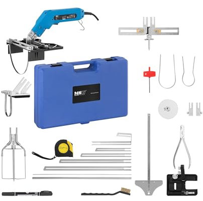 MSW Styroporschneider 250 W 500 °C bis 250 mm mit umfangreichem Zubehör Heißdrahtschneider Styrocutter Styroporschneidegerät Thermosäge
