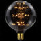 LED-Edison-Glühbirne, LED-Deko-Feuerwerk-Glühbirne, LED-Glühlampe, dekorative Glühbirne, Globus, E27, AC85–265 V, 2300 K (G125)