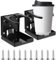 Chiluxendo 2 Pezzi Portabicchieri Auto, Supporto Universale per Lattine, Portabevande Regolabile Portabottiglie, Cup Holder Pieghevole, per Tazze Thermos, Tazze da Caffè, Lattine per Bevande (nero)