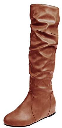 Stivaletti Bambino e Donna - Texani Alti Estivi, Stivali Moto Rialzati, Scarpe Traforate, Stivali Monta Western