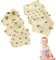 GUTERTOP 6 Stück Musselin Dreieckstuch Baby Weiche, Musselin Halstuch Baby aus Baumwolle, Musselin Lätzchen Baby für Zahnen und Sabbern für Neugeboren, Baby Junge und Mädchen