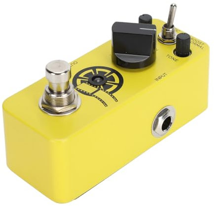 Vintage Overdrive-Pedal, Gitarren-Effektpedal Boost und Normal 2 Modi True Bypass Overdrive Sound für E-Gitarre True