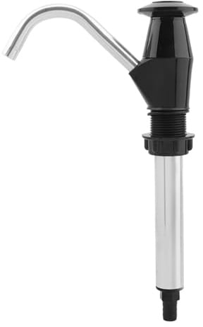 Reicyfang Hand Pump for Caravan Sink Double Action Kitchen Water Camping RV RV Trailer Replacement Tool Trailer Work Vehicles (Black)
