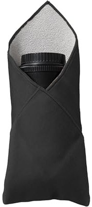 SEABABOO Einschlagtuch Kamera Schutzhülle 45x45CM Anti-Bumping Anti-Friction Schutzhülle Protective Wrap für Fotoausrüstung (Schwarz, M)
