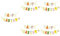 Toyvian 10 Sets Osterdeko Weihnachtsdeko Neon Kit Girlanden Geburtstagsdeko Banner Blumengirlande Ornamentgirlande Für Kamin Ostern Heimdeko Osterfahne Papier