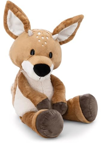 NICI Kuscheltier Rehbock René Roebuck 35cm - braun - Weiches Plüschtier – niedliches Stofftier zum Kuscheln & Spielen – tolle Geschenkidee für Kinder & Erwachsene - 62272
