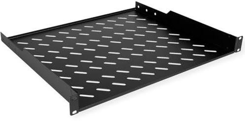 ROLINE 19-Zoll Fachboden 1 HE 400 T, 15kg Tragkraft schwarz