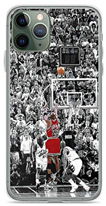 Phone Case Jordan The Michael Shot Over Russell Poster Compatible with iPhone 11 12 13 14 15 16 17 Pro Max Mini XR SE 2022 7 8 X Xs Plus For Samsung S22 S23 S24 S25 Ultra Transparent