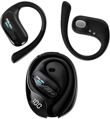 Transformers Wireless Earbuds Bluetooth Headphones, Bluetooth 5.4 Wireless Earphones with ENC Noise Cancelling, IPX5 Waterproof Earphones for Sports Workout Outdoor(Black - Optimus Primal)