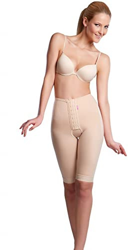 LIPOELASTIC® TF Variant - Guaina di Compressione Post-operatoria (liposuzione Basso Addome, Glutei, Zona pelvica, Fianchi e Cosce) (Beige, L)