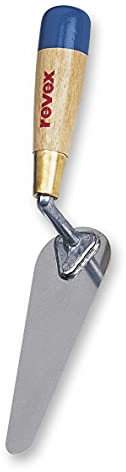 Sattie Truelle en acier inoxydable 16 cm, Poignée en D, Aluminium, Langue de chat, Silver