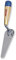 Sattie Truelle en acier inoxydable 16 cm, Poignée en D, Aluminium, Langue de chat, Silver