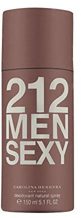 Carolina Herrera 212 Sexy Men Deodorant Spray, 150 ml