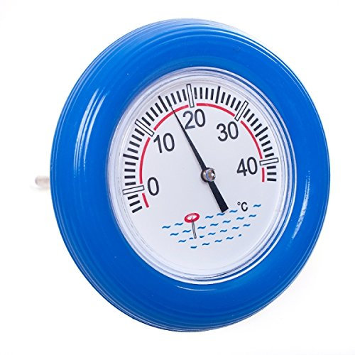 Großer Pool Thermometer, professionelle Ausführung, 19 cm Durchmesser