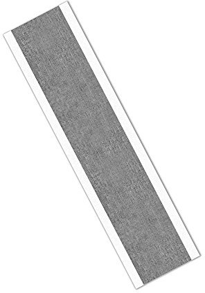 TapeCase 420 0.75 x 8-100 Dark Silver Lead/Rubber Adhesive Tape, Linered Lead Foil Tape-Converted from 3M 420, 0.0068 Thick, 8 Length, 0.75 Width, Rectangles (Pack of 100)