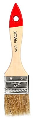 Wolfpack 12012515 Double pinceau en poils Blanc Taille 18