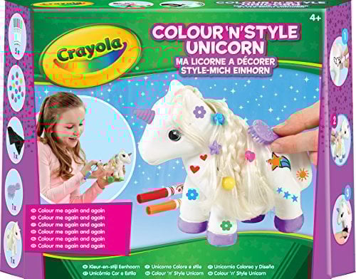 Crayola Style-Mich Einhorn, Spielzeug ab 4 Jahren