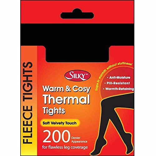 Silky Womens/Ladies 200 Denier Appearance Fleece Tights (1 Pair)