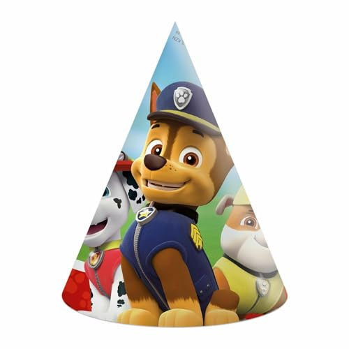 Procos PR89698 PR89442 Paw Patrol Kappen, 6 Stück
