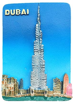 3D-Souvenir-Kühlschrankmagnet, Heim- und Küchen-Dekoration, Magnet-Aufkleber, Dubai Kühlschrankmagnet