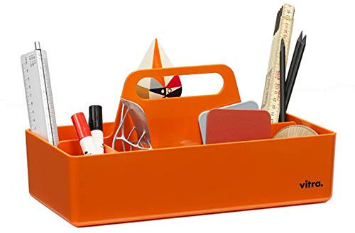 Vitra Toolbox (Tangerine) - Caddy Moderno Minimalista Arancione