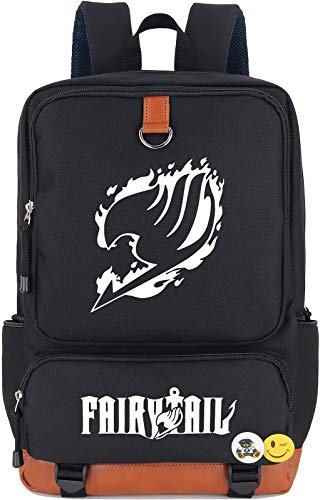 Roffatide Anime Leuchtender Rucksack Cosplay Laptoptasche College-Schultasche
