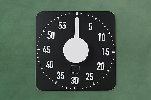 TimeTEX Tafel-Zeitdauer-Uhr Automatik magnetisch. 19x19 cm