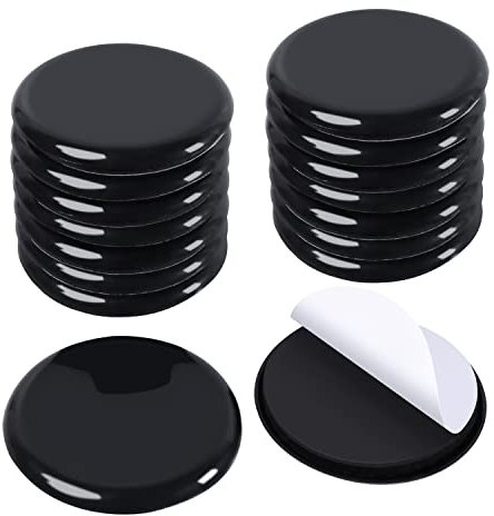 RCHYFEED 2-3/8 inch Furniture Sliders and Gliders for Carpet, 16 PCS Self-Adhesive Moving Slider and Glider 60.5mm for Table and Chair Legs Round, Reusable Furniture Slider Mover Pads Heavy Duty