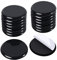 RCHYFEED 2-3/8 inch Furniture Sliders and Gliders for Carpet, 16 PCS Self-Adhesive Moving Slider and Glider 60.5mm for Table and Chair Legs Round, Reusable Furniture Slider Mover Pads Heavy Duty