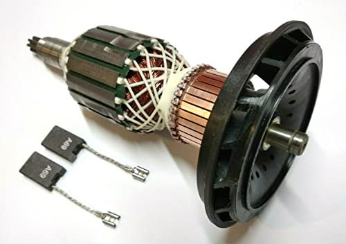 Moteur d'ancrage rotor course + charbon pour Bosch GSH 11 E, GBH 11 DE, WÜRTH MH10-SE, Berner BCDH-11