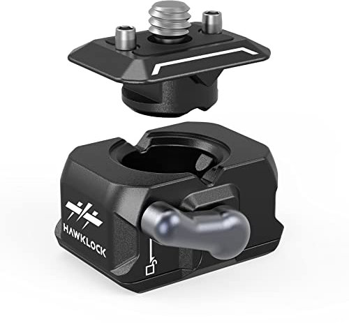 SMALLRIG Quick Release Base and Plate Drop-in HawkLock mini Quick Release Monitor Mount with 1/4 Screw, for Camera and Monitor, Max. Load 5kg - 3513C