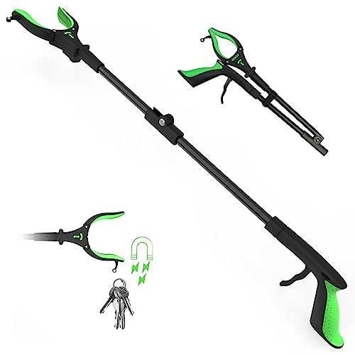 Kekoy Pinza Telescopica, 82cm Pinza Telescopica Pieghevole, Raccoglitore di Rifiuti con Luci, Pinza Prensile, Pinza Telescopica Prendi Oggetti