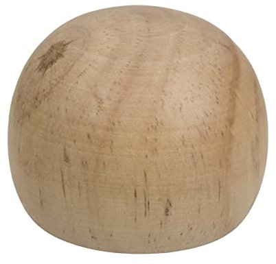 Abrebotellas de madera, abridor de botellas de metal con mango de madera (7 x 7 cm, bola de madera)