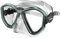 SEAC Unisex-Adult Symbol Made in Italy Zweiglas-Tauchmaske mit Einer 3D-Schnalle direkt am Maskenkörper, transparent/klar blau, Standard