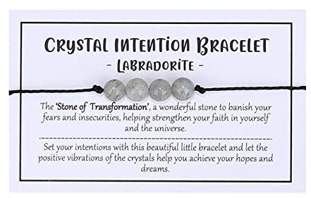 GADXE Uhr Armband Perlen Wax Line Armband Amethyst Flash Stone Kombinationsarmband Herren- und Damenarmband Handschmuck Perlenarmband Compatible with Machen Schwarz (I, One Size)