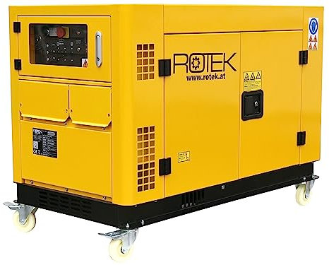 Rotek Schallgedämmter Diesel Stromerzeuger GD4SS-3-12000-5ES (12kVA / 10kW 400V 50Hz 3-phasig)
