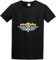 Men's Maffay Peter Logo T-Shirt Print Tees Short Sleeve O Neck Black M
