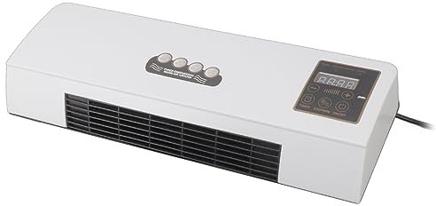 1800 W Mural, Machine de Chauffage de Refroidissement PTC avec Télécommande, Minuterie pour Chambre à Coucher, Salle de Bain, Version Anglaise 220 V, Climatiseur électrique