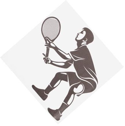 HOMOCONO Sport Wandaufkleber Tennis Sport Wandaufkleber Tennisspieler Wandaufkleber Sport Wandaufkleber Tennis Sport Themen Tapete Wohnzimmer Wandaufkleber Kinderzimmer Dekoration