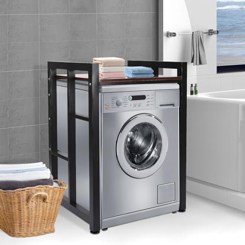 Generisch Überkopf-Organizer für Waschmaschine und Trockner, (Waschmaschinen- und Trocknergestell 30 * 26 * 41 Waschmaschinen-Trockner-Aufbewahrungsregal, platzsparend über der Waschmaschine, Aufbew