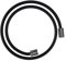 hansgrohe AXOR ShowerSolutions flexible de douche textile, 1250mm, écrou cylindrique des deux côtés, 28228, Couleur: Chrome noir brossé