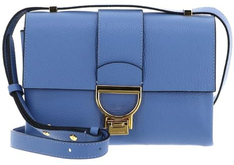 Coccinelle Leder Umhängetasche Arlettis Handbag Azul blau