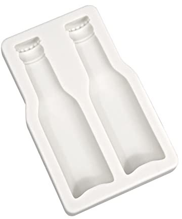 Bierflasche Silikonform Schokolade Schokolade Schimmel Kuchen Dekorieren Backwerkzeug Kleine Harzornamente Schimmelpilz