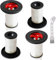 Carkio 12023349 Replacement Filter Compatible with Bosch Unlimited Gen2 Series 8 Vacuum Cleaners, HEPA Filter for Bosch Vacuum Cleaners 12036642 （4Set）